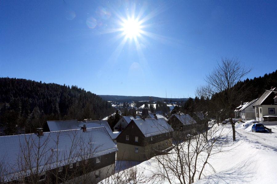 Blick von der Silberhütte auf Altenau im Winter Blick von der Silberhütte auf Altenau im Winter