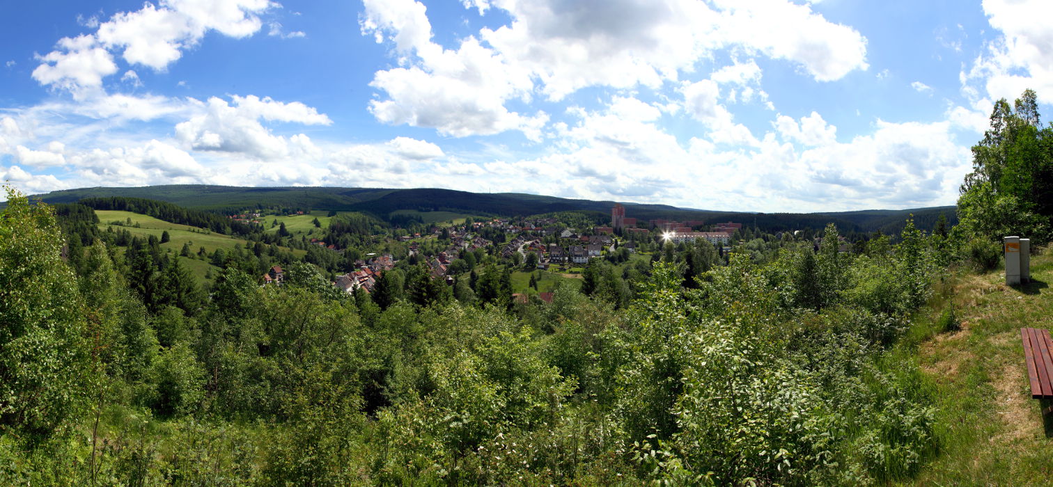 Altenau und der Harz im Frühling - Panorama Altenau und der Harz im Frühling - Panorama