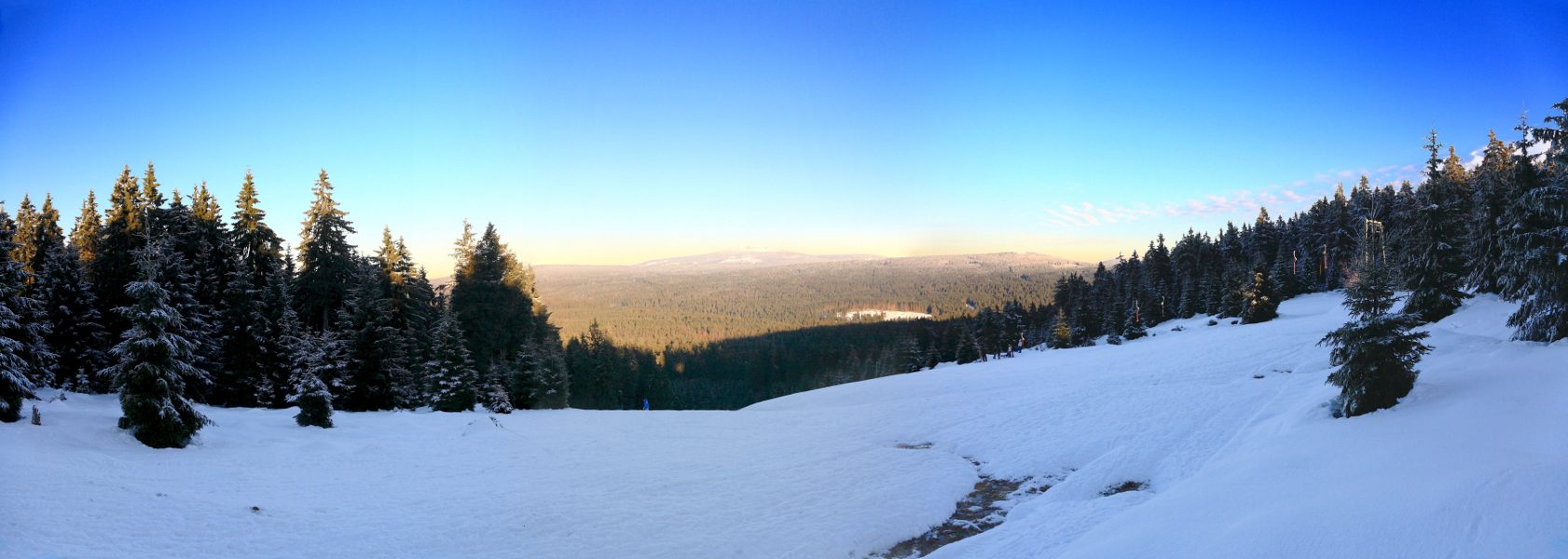 Winterpanorama mit Brockenblick Winterpanorama mit Brockenblick